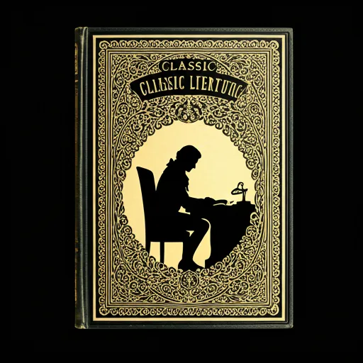 Classic literature with ornate filigree design